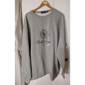 New POLO RALPH LAUREN Men Big & Tall Ralph Lauren New York Sweatshirt 3XLT